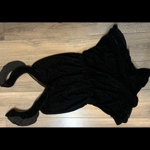 Black velvet Victoria’s Secret romper